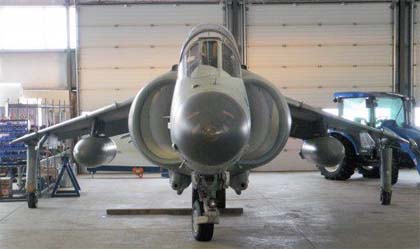 Ian Cotton, of Red Deer, is selling this nearly flyable Sea Harrier on eBay